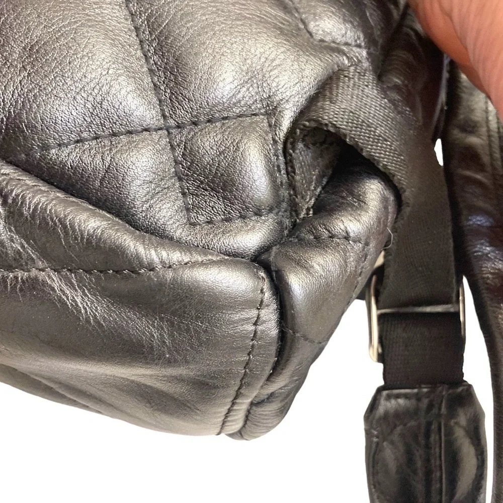 Marc by Marc jacobs domo rider quilted black leather backpack revolve